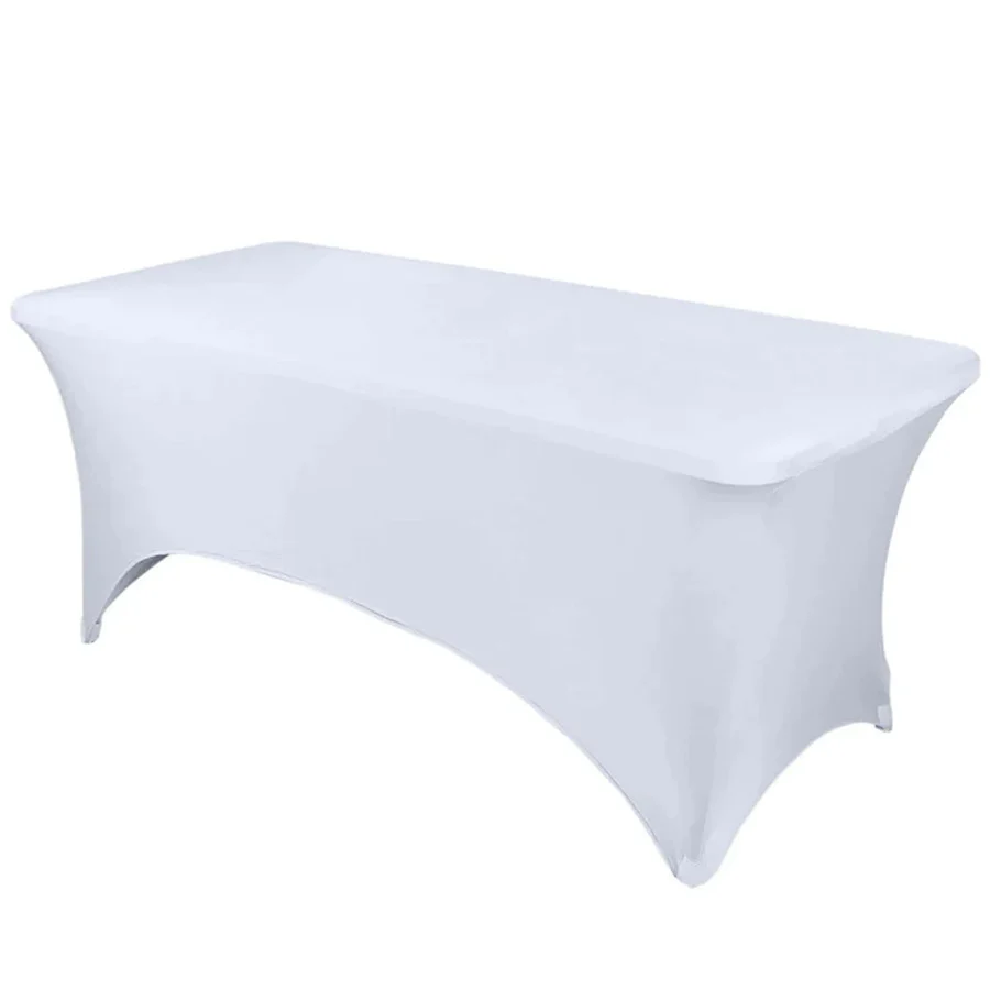 6′ White Table Cloth